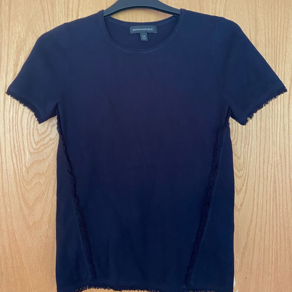 XS Navy Blue Banana republic top